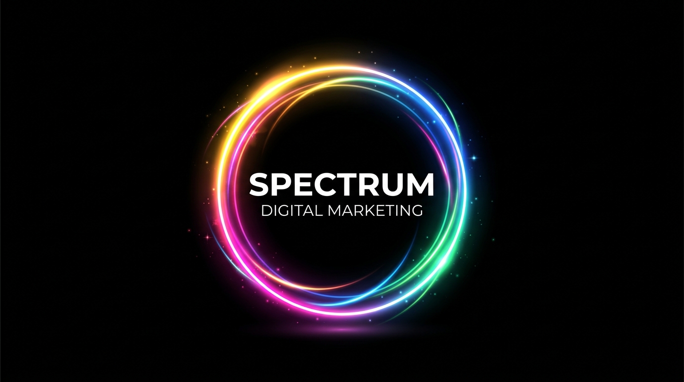 Spectrum Digital Marketing Neon Logo